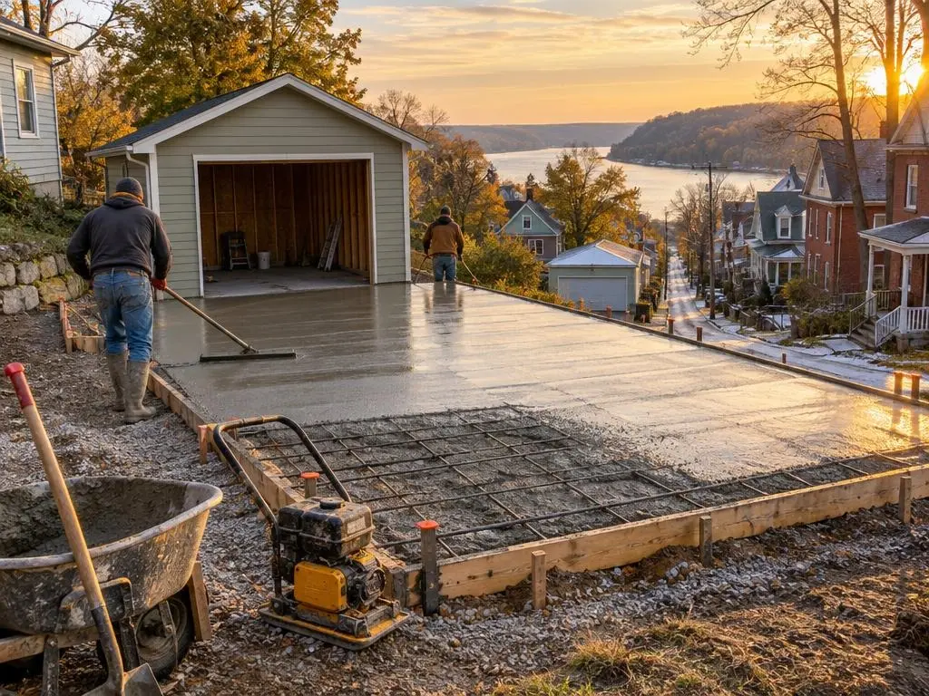Garage & Shed Slabs in Dubuque, IA