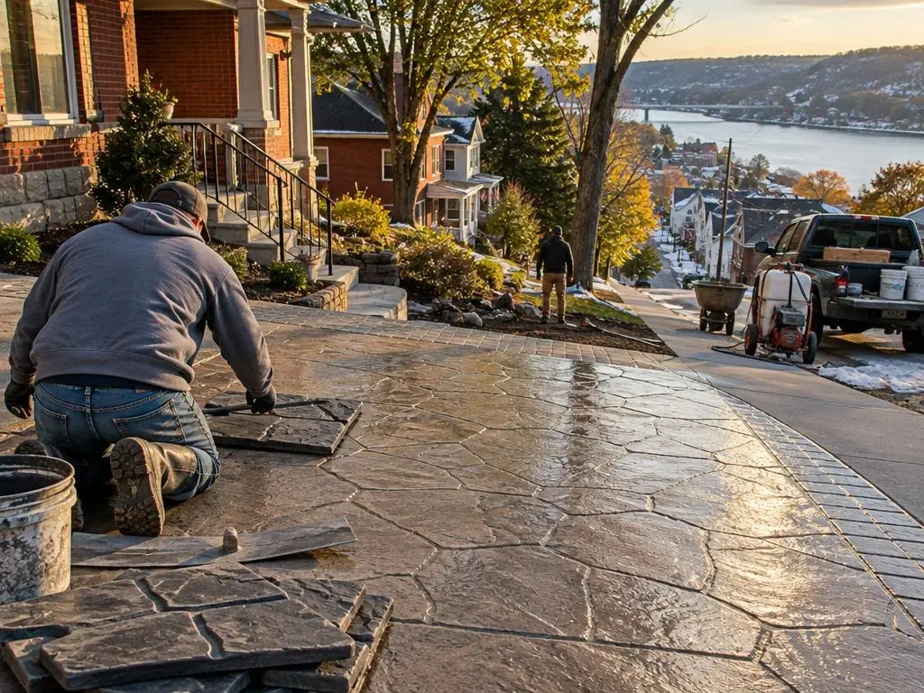 Stamped Concrete in Dubuque, IA